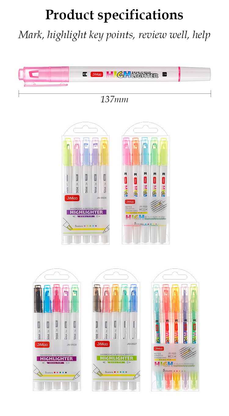 product specifications- Colorful Markers Set