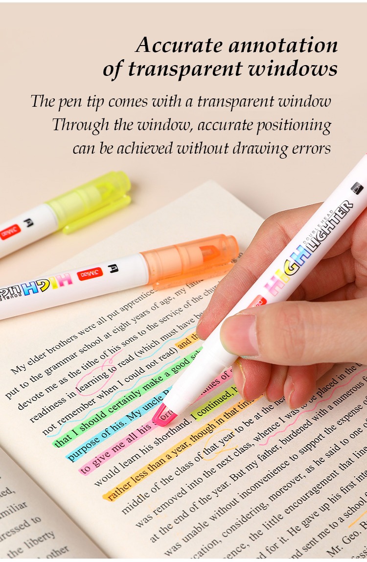 accurate annotation of transparent windows- Colorful Markers Set