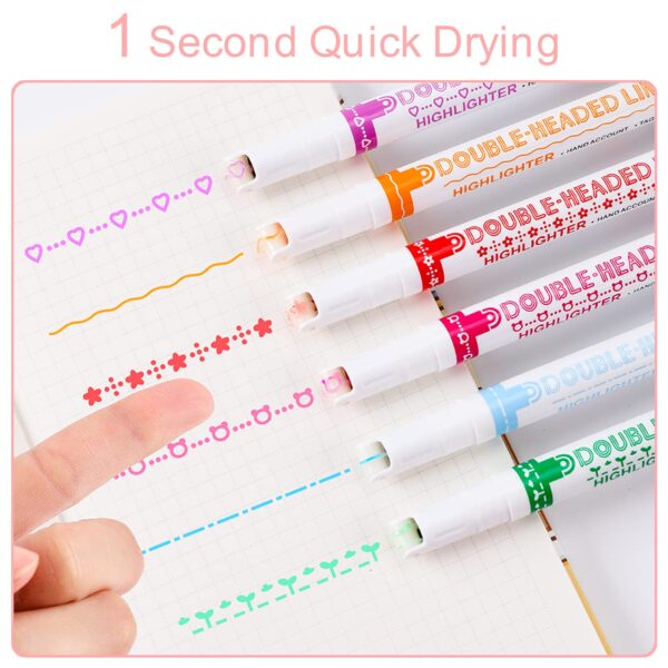 Double Head Colorful Markers Set