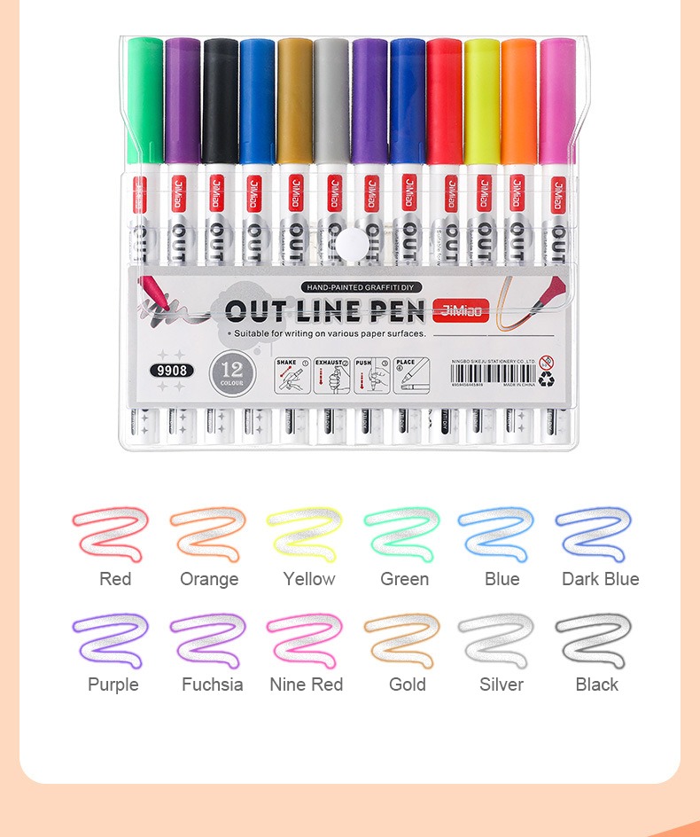 product show-Colorful Markers Set