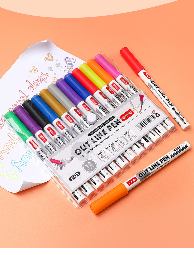 Colorful Markers Set