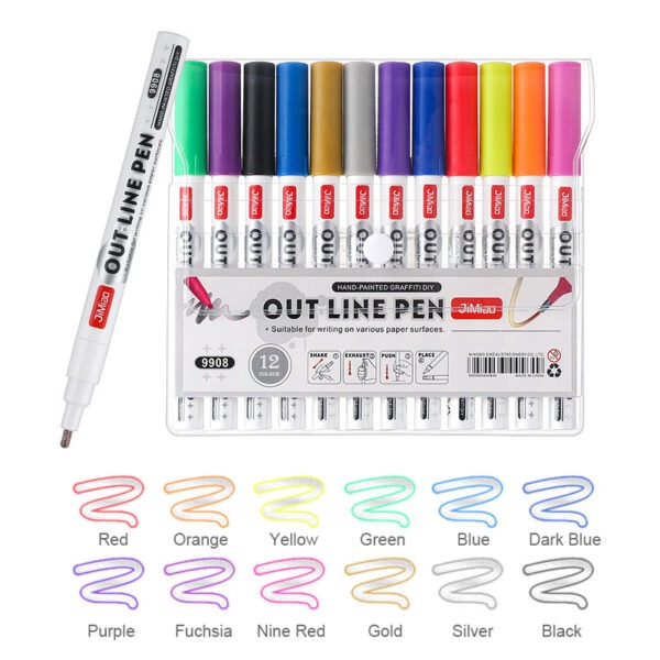 Colorful Markers Set