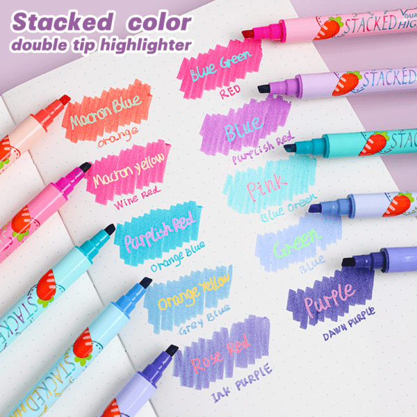 Double-headed Acrylic Coloring Markers Set