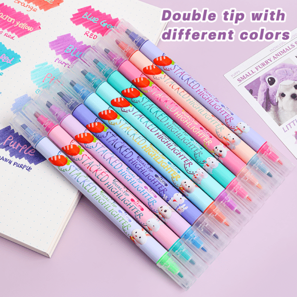 Double-headed Acrylic Coloring Markers Set