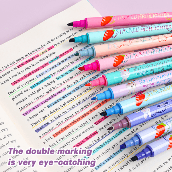 Double-headed Acrylic Coloring Markers Set