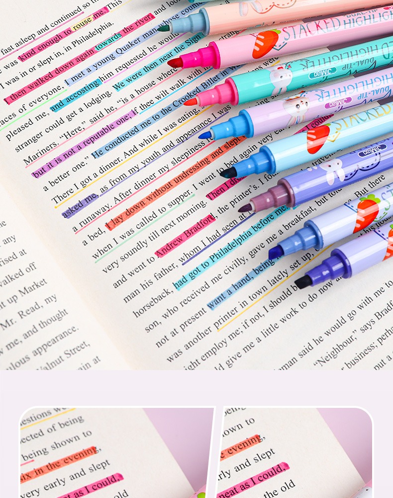 Double-headed Acrylic Coloring Markers Set