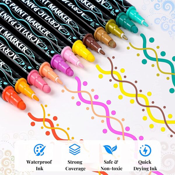 Colorful Markers Set