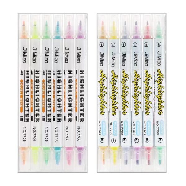 Double-Headed Colorful Markers Set