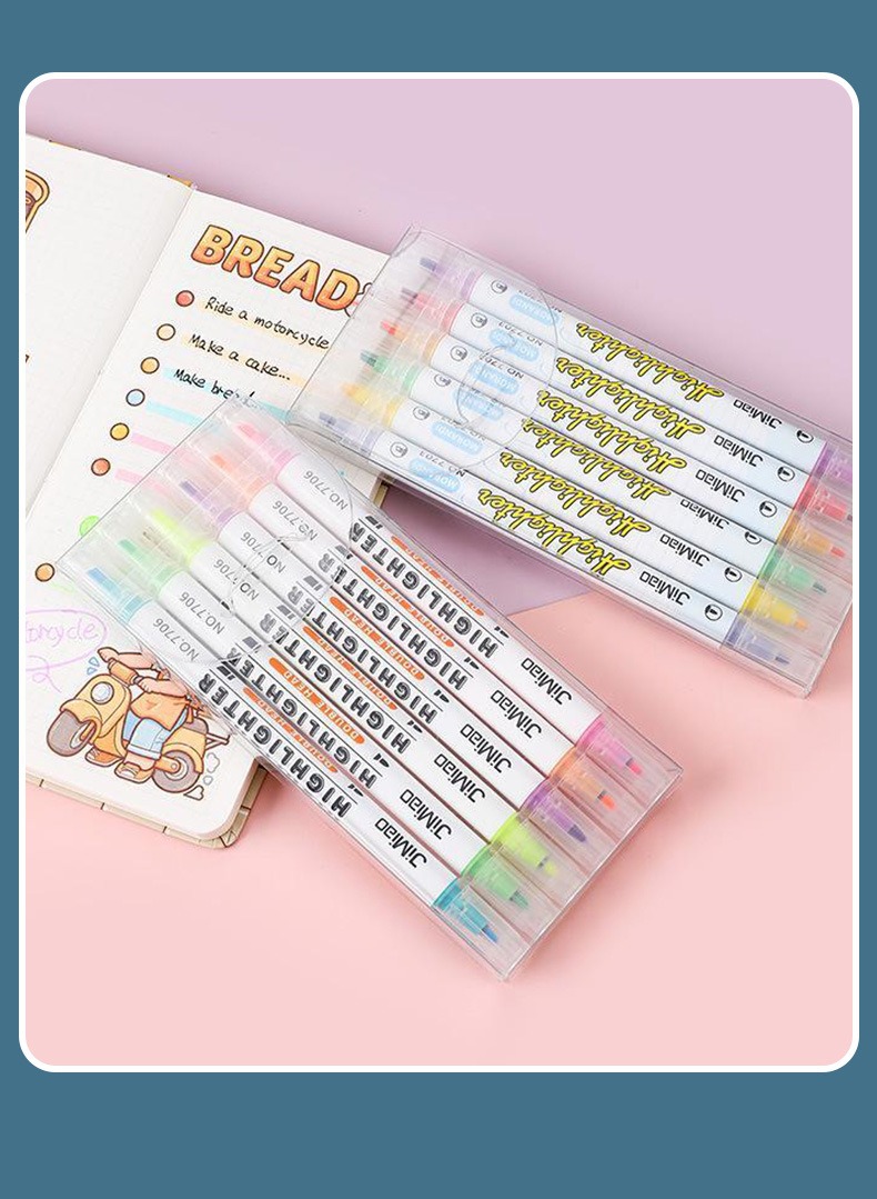 Double-Headed Colorful Markers Set