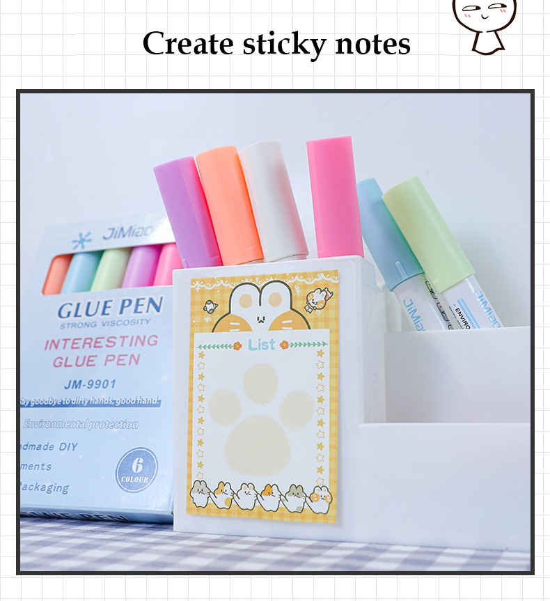 create sticky notes-Notebook Document Adhesive Pen 