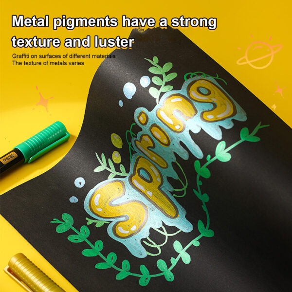 Soft-Head Coloring Metal Marker Pen