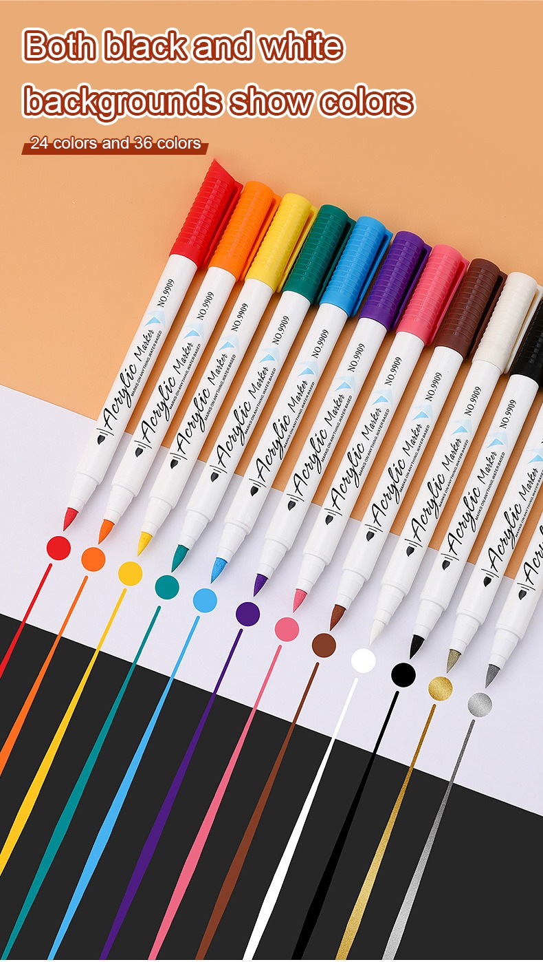 Colorful Markers Set