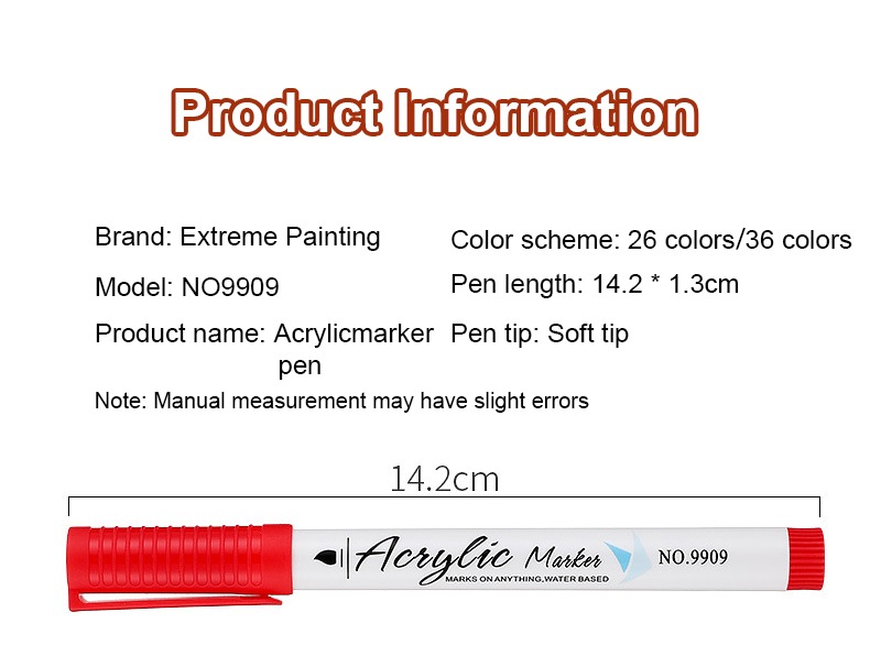 product information-Colorful Markers Set