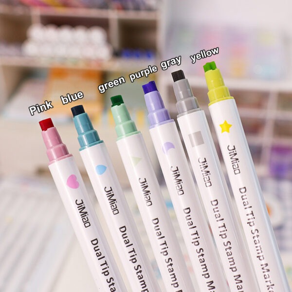 Double Head Colorful Markers Set