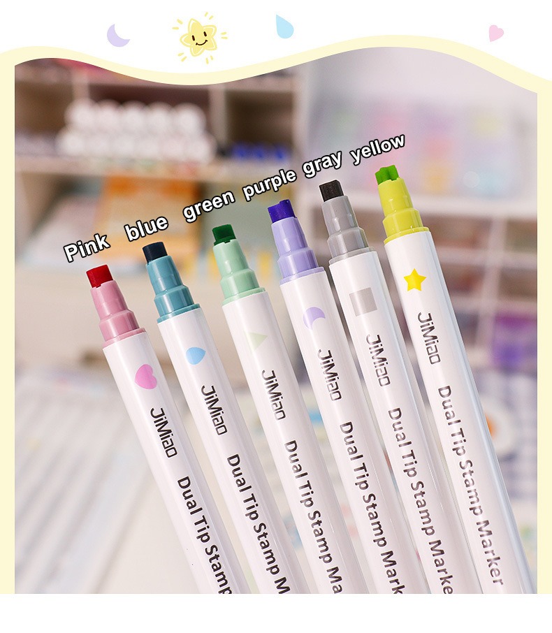 Double Head Colorful Markers Set