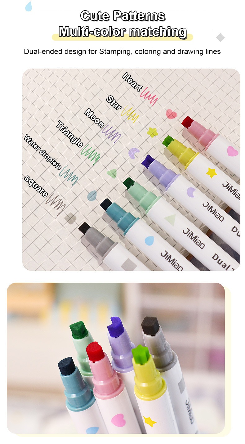 multi-color -Double Head Colorful Markers Set